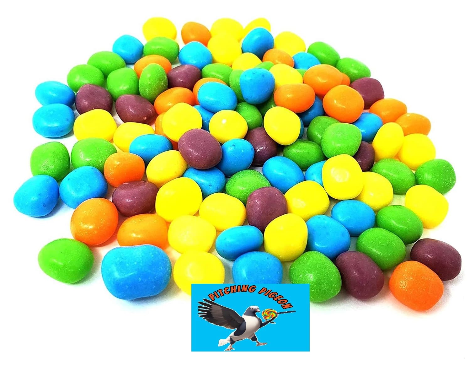 Sweet Tart Jelly Beans 56oz Bulk Easter Basket Jelly Bird Eggs Candy Egg Hunt Stuffers - Includes PITCHING PIGEON Brand Magnet