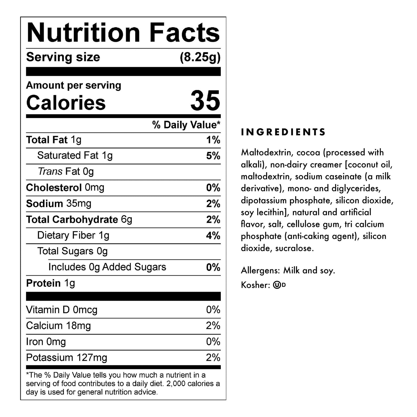 Gosh That’s Good! Sugar-Free Classic Chocolate Flavor, 32 Ounce, Low-Calorie, Lactose-Free