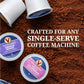 Victor Allens Coffee 100% Colombian Medium Roast Single Serve Pods, 120 Count, Brown