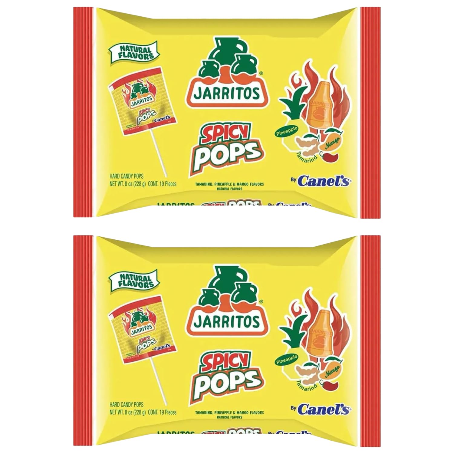 Deal Society Jarritos Spicy Lollipops – 2 Pack Bottle-Shaped Chili Candy Treats for Snacking & Gifting