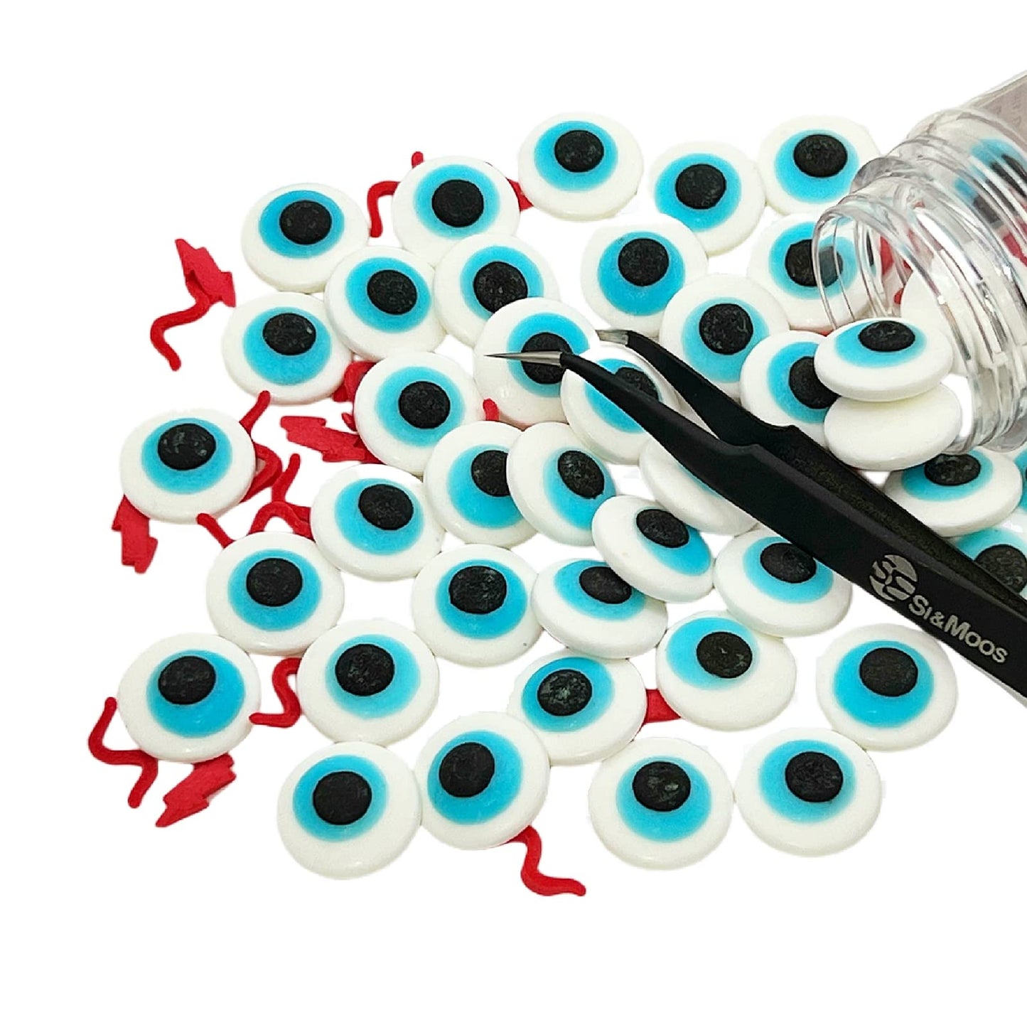 Blue Candy Eyes For Decorating Big Blue Eyeball Sprinkles Blue Googly Eyes Edible Blue Eyeballs For Cupcakes Blue Eyes Edible La