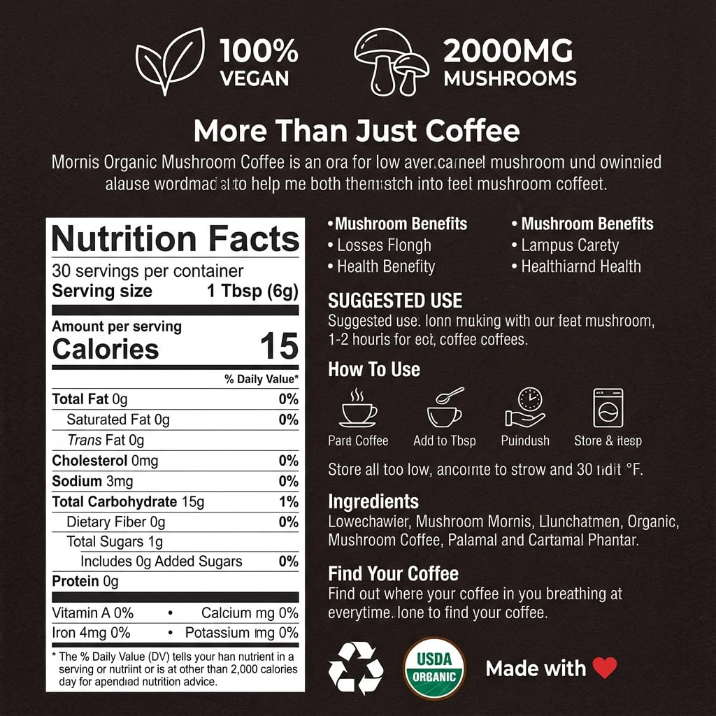 Mushroom Coffee 30 serving