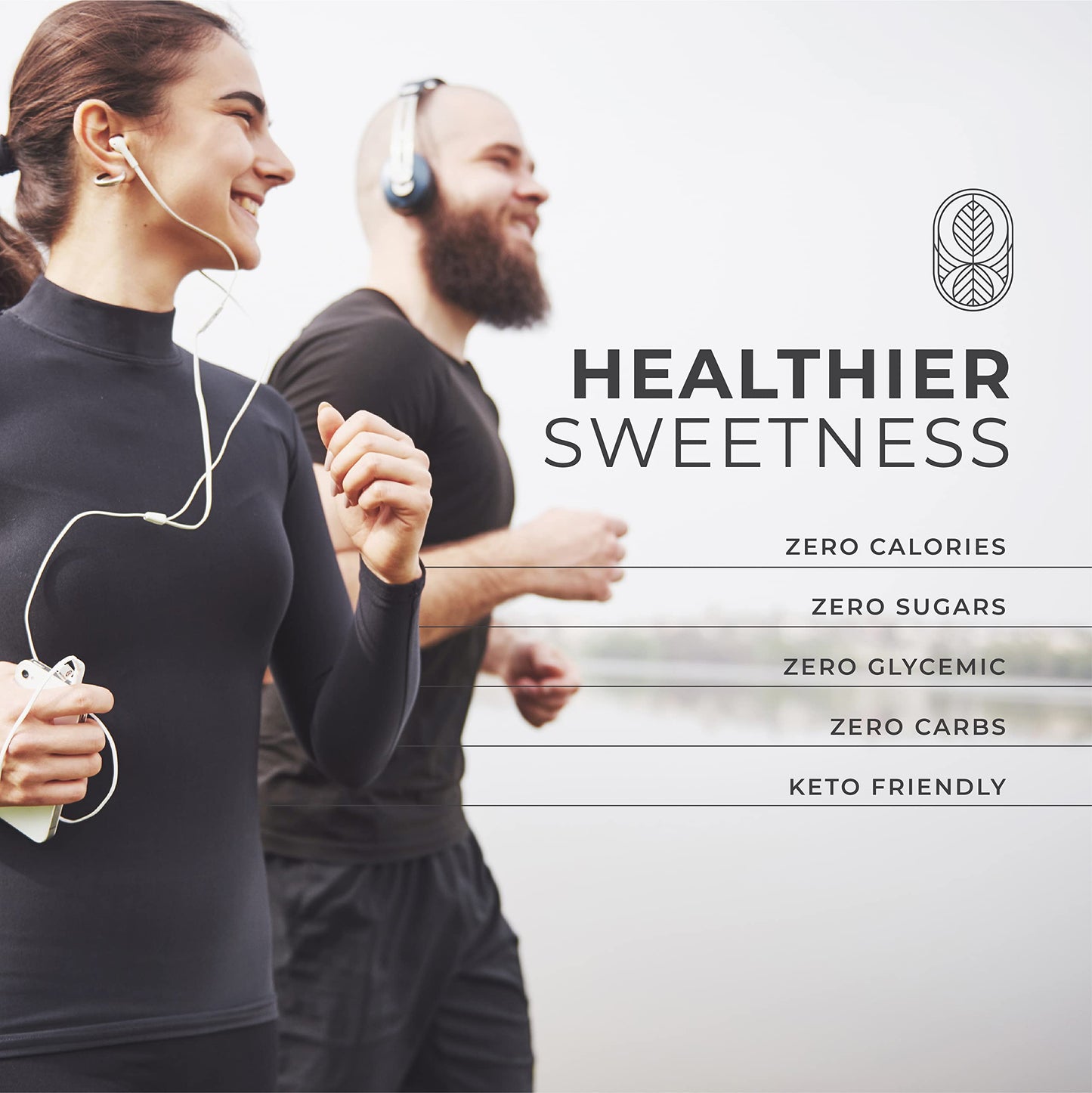 Monk Fruit Sweetener Liquid - 100% Monk Fruit Extract - Zero Calories & Sugars No Added Water Keto-Friendly Designed For Tea Lov