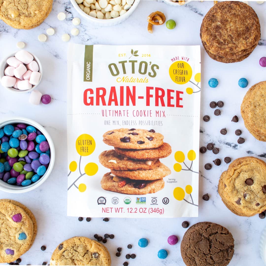 Otto'S Naturals Grain-Free Ultimate Cookie Mix, Made With Organic Cassava Flour, Gluten-Free All-Purpose Cookie Mix, Non-Gmo Ver