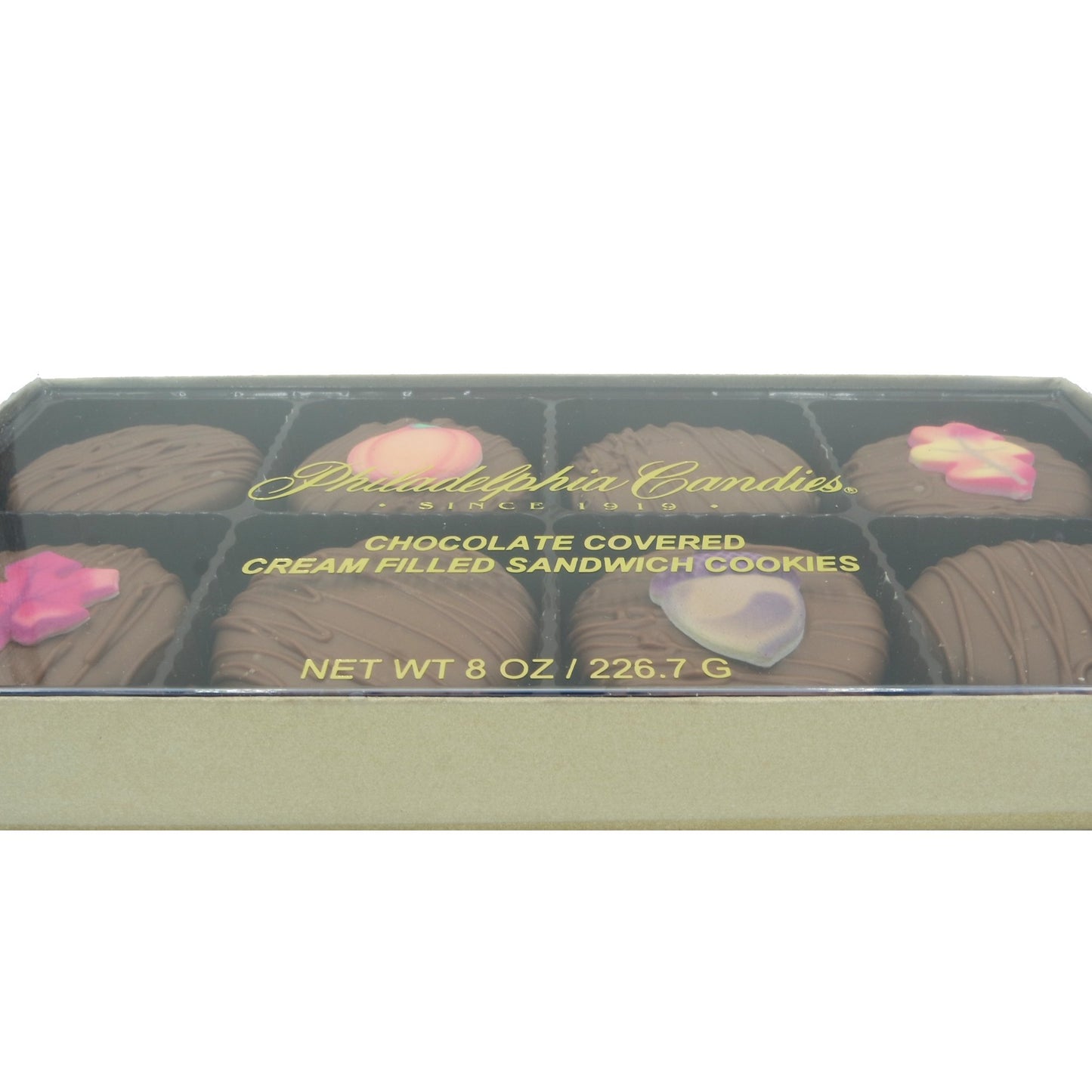 Philadelphia Candies Milk Chocolate Covered OREO Cookies, Autumn Assortment, 8 oz