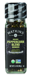 Watkins Organic Peppercorn Blend Grinder 2.4 Oz