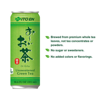 Ito En Oi Ocha Green Tea, Unsweetened, 10.6 Ounce (Pack Of 12)