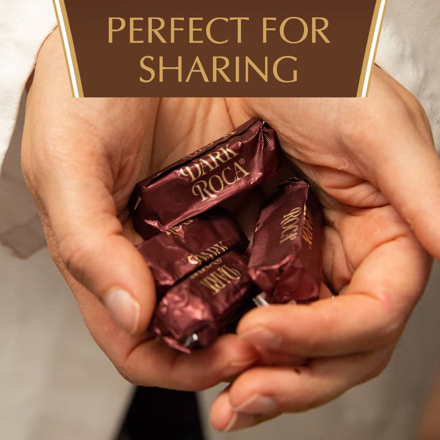Almond Roca Pack Of 1-4.5Oz Individually Wrapped Dark Chocolate Candy - Buttercrunch Toffee With Almonds Covered In Chocolate - Gluten Free, Kosher, Chocolate