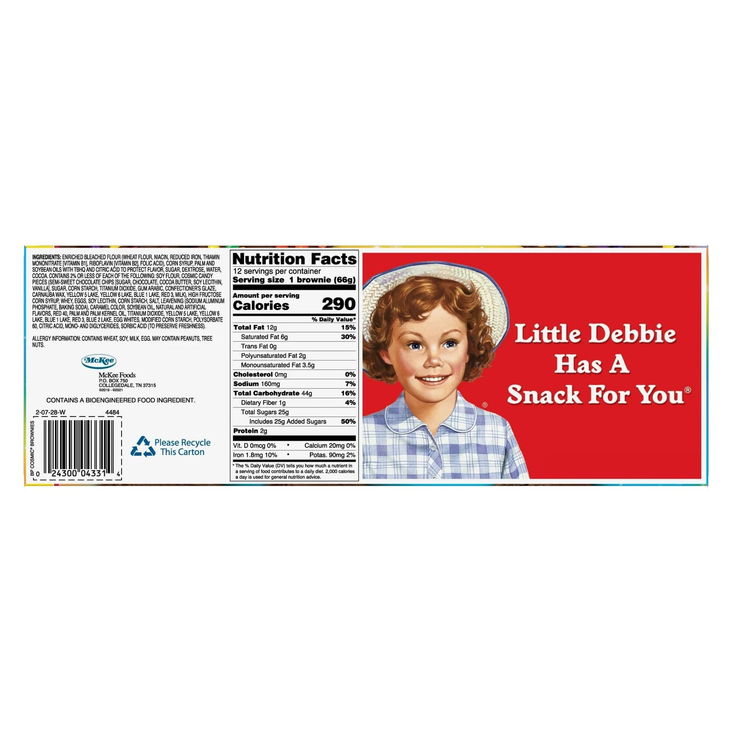 Little Debbies Christmas Tree Cakes, Holiday Chocolate Snack Cakes, Individually Wrapped, 2 Boxes, 5 Count Each Box, 8.62 Oz