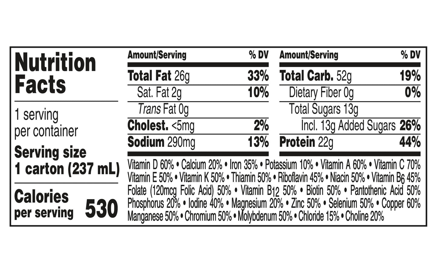Boost Very High Calorie Nutritional Drink Very Vanilla, Made with Natural Chocolate Flavor & No Artificial Flavors, Colors & Swe