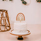 Boho Rainbow Cake Topper Wood One Birthday Topper - Boy Girl 1St Birthday Cake Topper - First Birthday Decor Cake Smash (Boho On