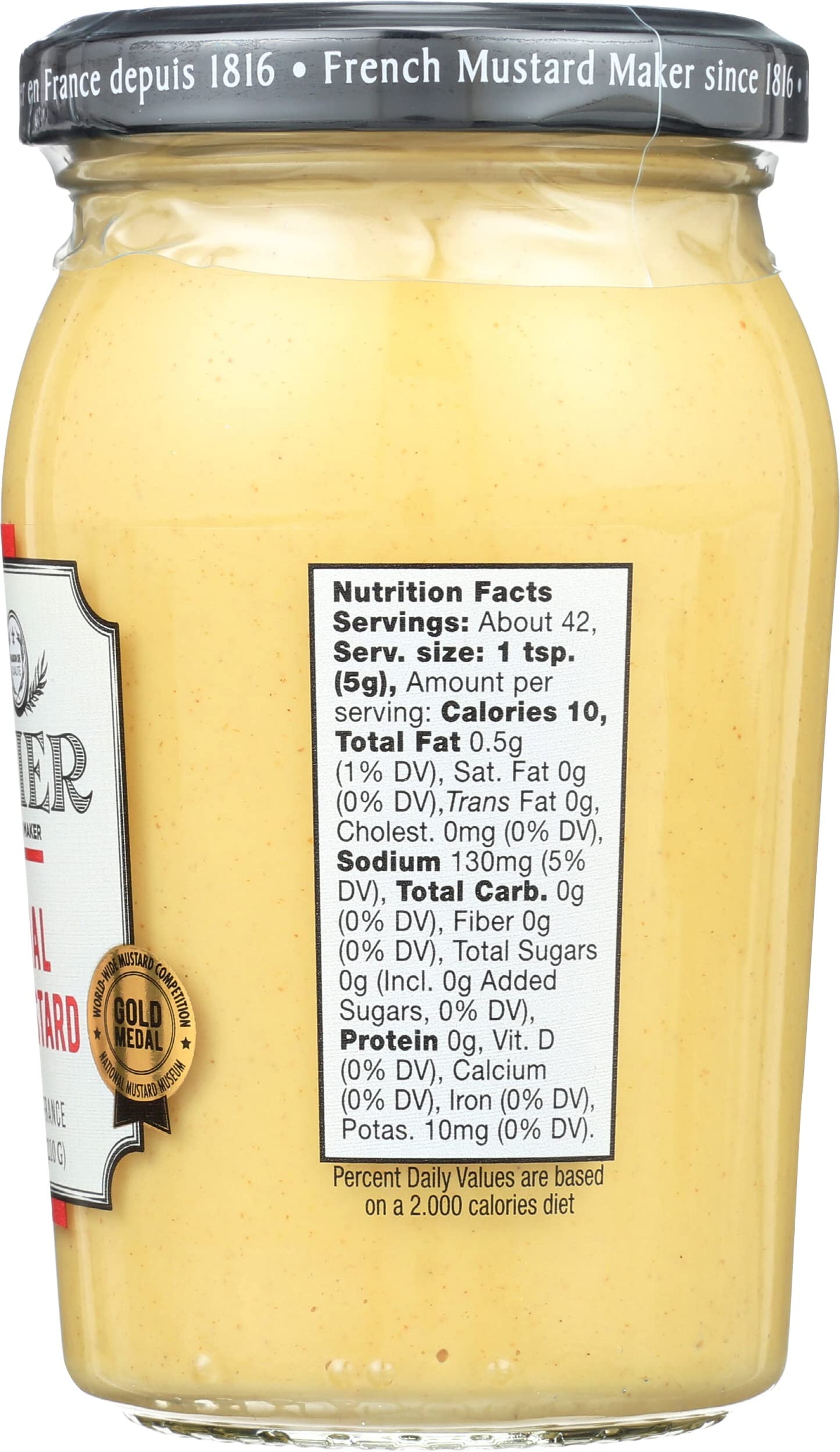 Bornier - Mustard - Dijon - Case of 6 - 7.4 oz.(D0102HXWR0J.)