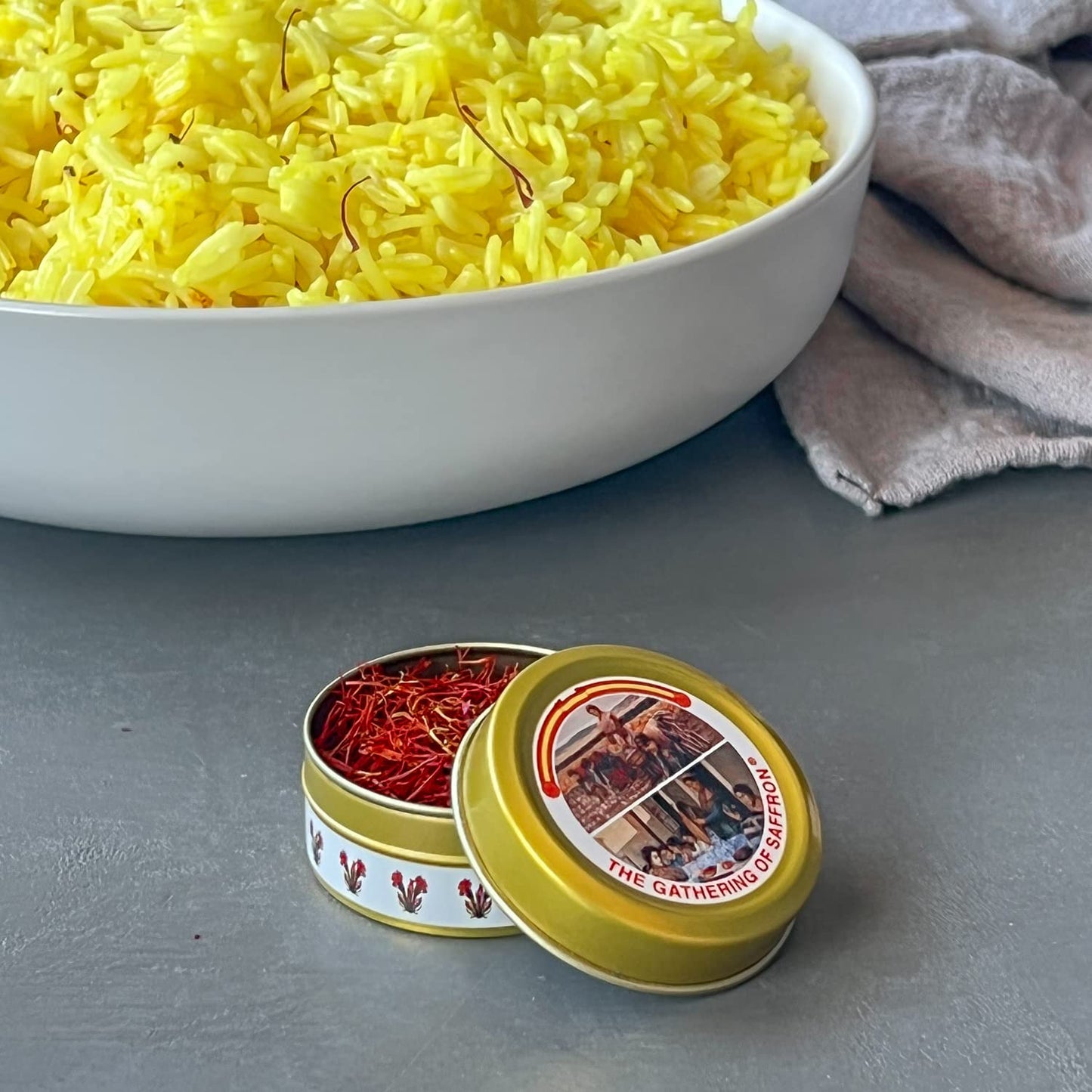 The Gathering of Saffron Pure Spanish Saffron, 2 Grams, Red, Model SAFF2gm