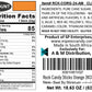 Espeez Extra Large Rock Candy Sticks, 24 Count, Orange, Individually Wrapped for Party Favors and Candy Buffets