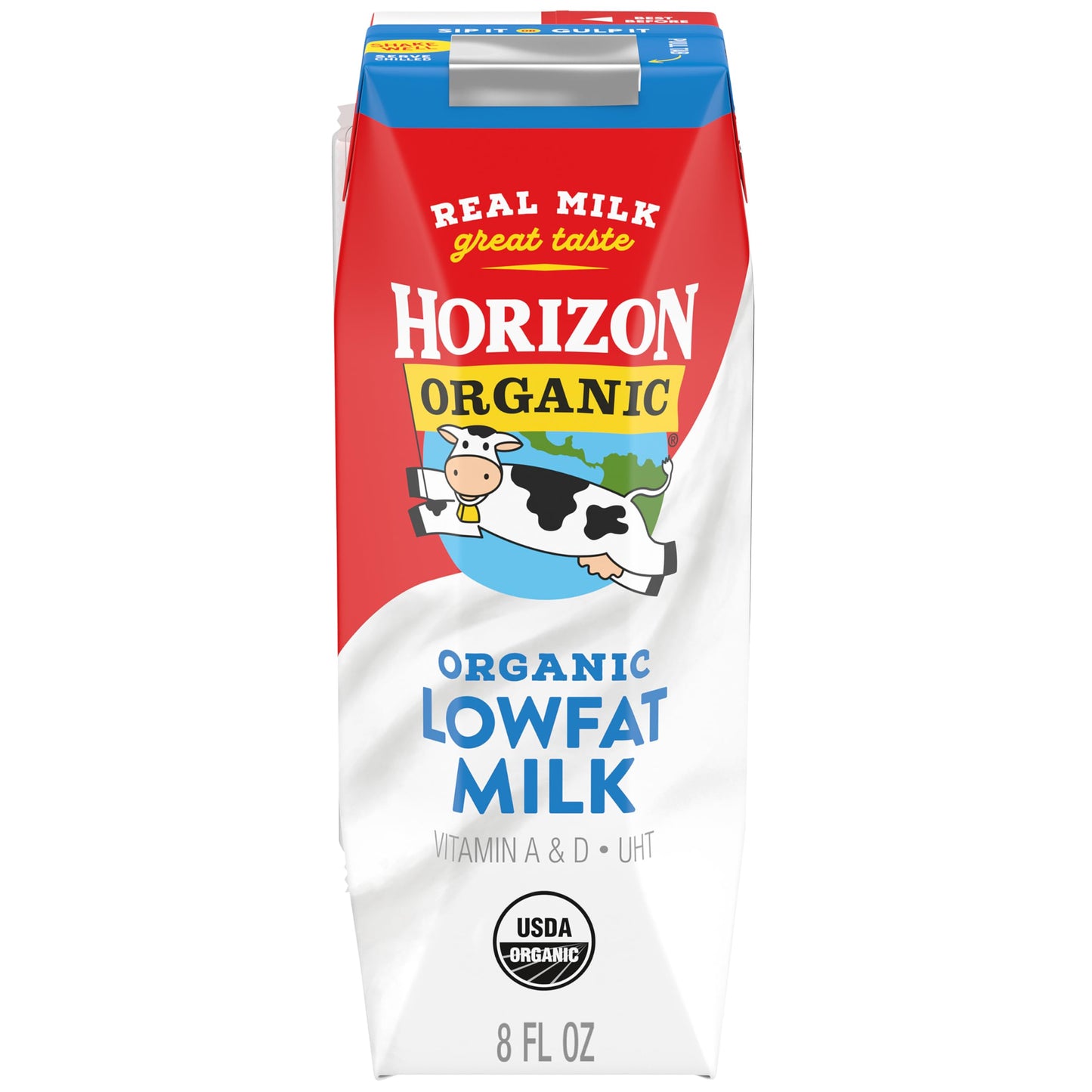 Horizon Organic Dairy Organic Low Fat 1 % Milk - Aseptic - 12/8 Fl Oz (1X12/8 Fz)