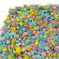 Homankit Multicolor Hearts Sprinkles Yellow Purple Mixed Edible Baking Cupcake Cake Decoration Cookie Ice Cream Donut Decorating