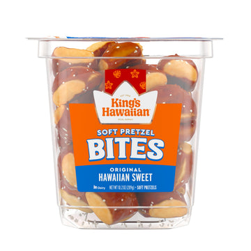 Kings Hawaiian Original Hawaiian Sweet Soft Pretzel Bites, 10.2 oz