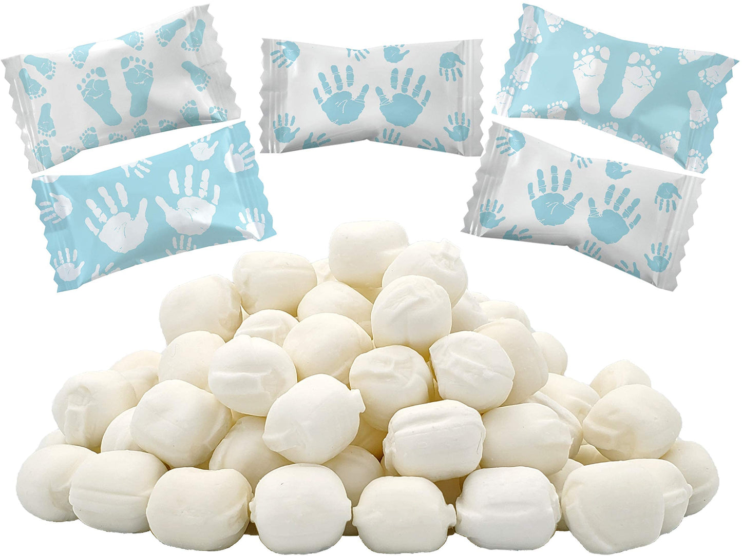 The Dreidel Company Boy Fingers & Toes Buttermints, Mint Candies, After Dinner Mints, Butter Mint Candy, Fat-Free, Individually 