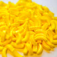 Banana Candy - 1 lb of Sweet Crunchy Bright Yellow Banana Shaped Candy
