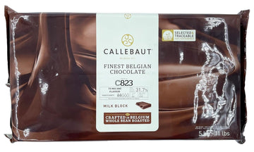 Callebaut C823 Milk Chocolate Block - 11.02lb (5kg) - 31.7% Cocoa Solids