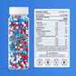 Edible Confetti Sprinkles For Cake Decorating, Red White And Blue Sprinkles, 4Th Of July, Patriotic Confetti For Cake, Cupcakes,