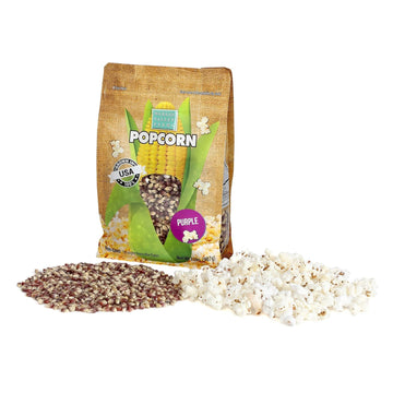Wabash Valley Farms Popcorn Kernels - Purple Popcorn Kernels, Gourmet Popcorn Kernels for Popcorn Maker, Purple Popcorn Kernels 
