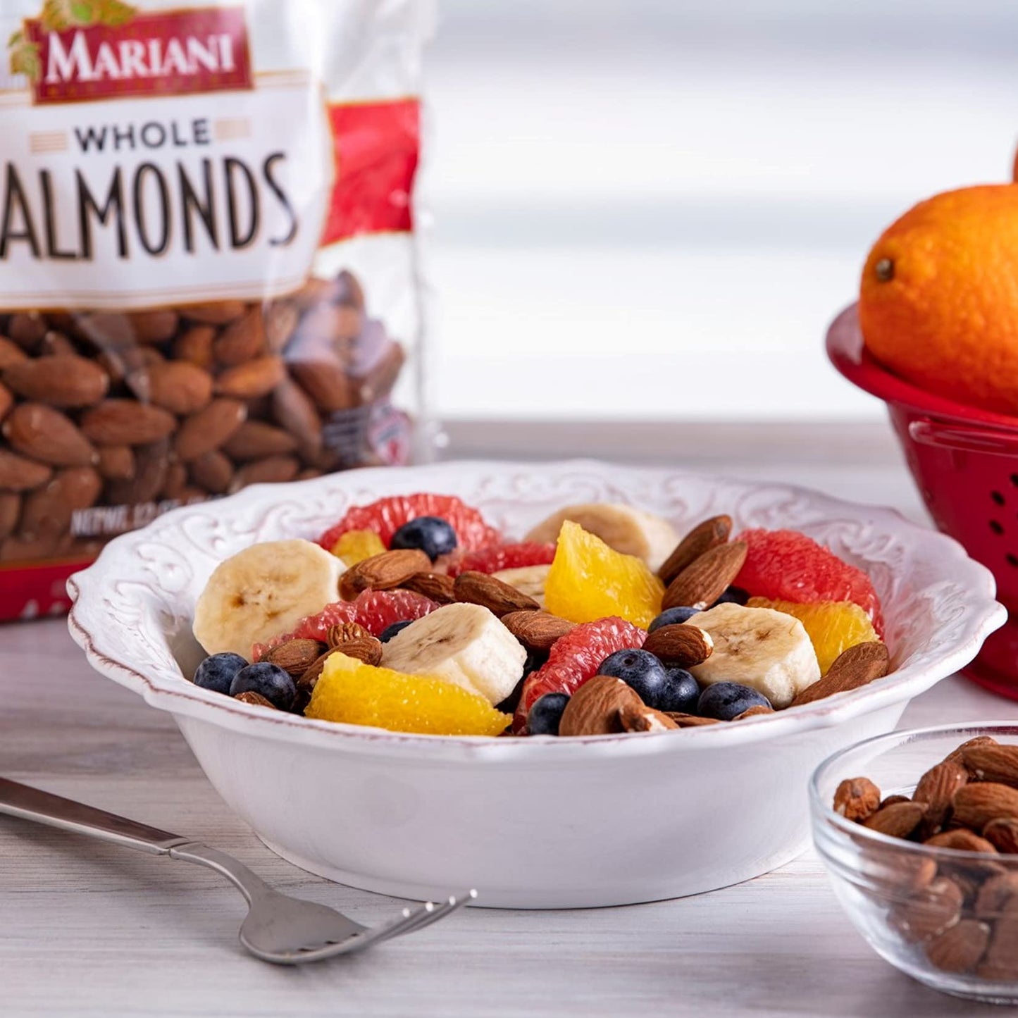 Mariani Nut Premium California Almonds, Gluten Free & Kosher Certified, 32oz Stand Up Bag - Whole Almonds (Pack of 1)