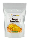 Molibake Carrot Bread Mix - All-Natural Baking Mix for Bread Machine and Oven - 15 oz Mix with Dried Carrots, Oat Flakes, Sunflo