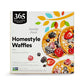 365 Everyday Value, Homestyle Waffles Family Pack, 24 ct, (Frozen)