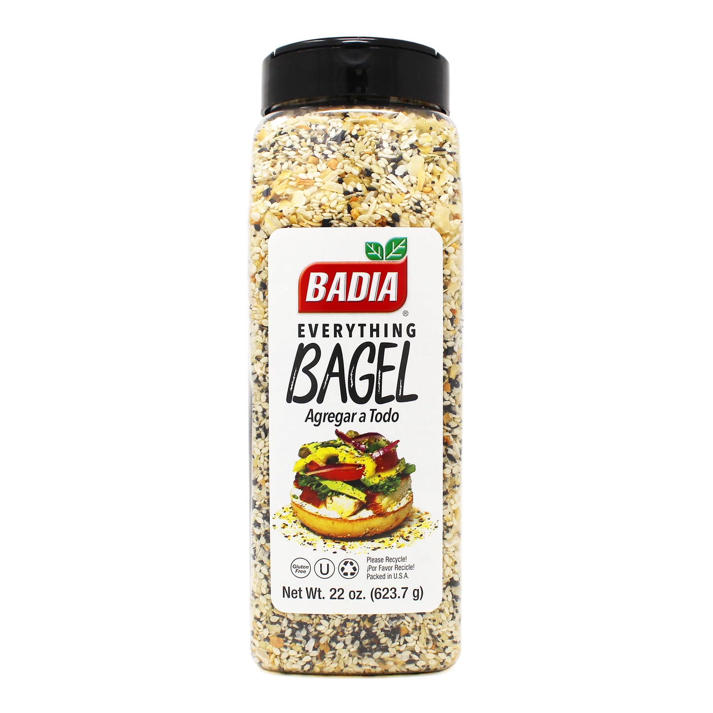 Badia Everything Bagel Seasoning Blend, 22 Oz - Sesame Seed, Poppy Seed, Garlic, Onion And Salt