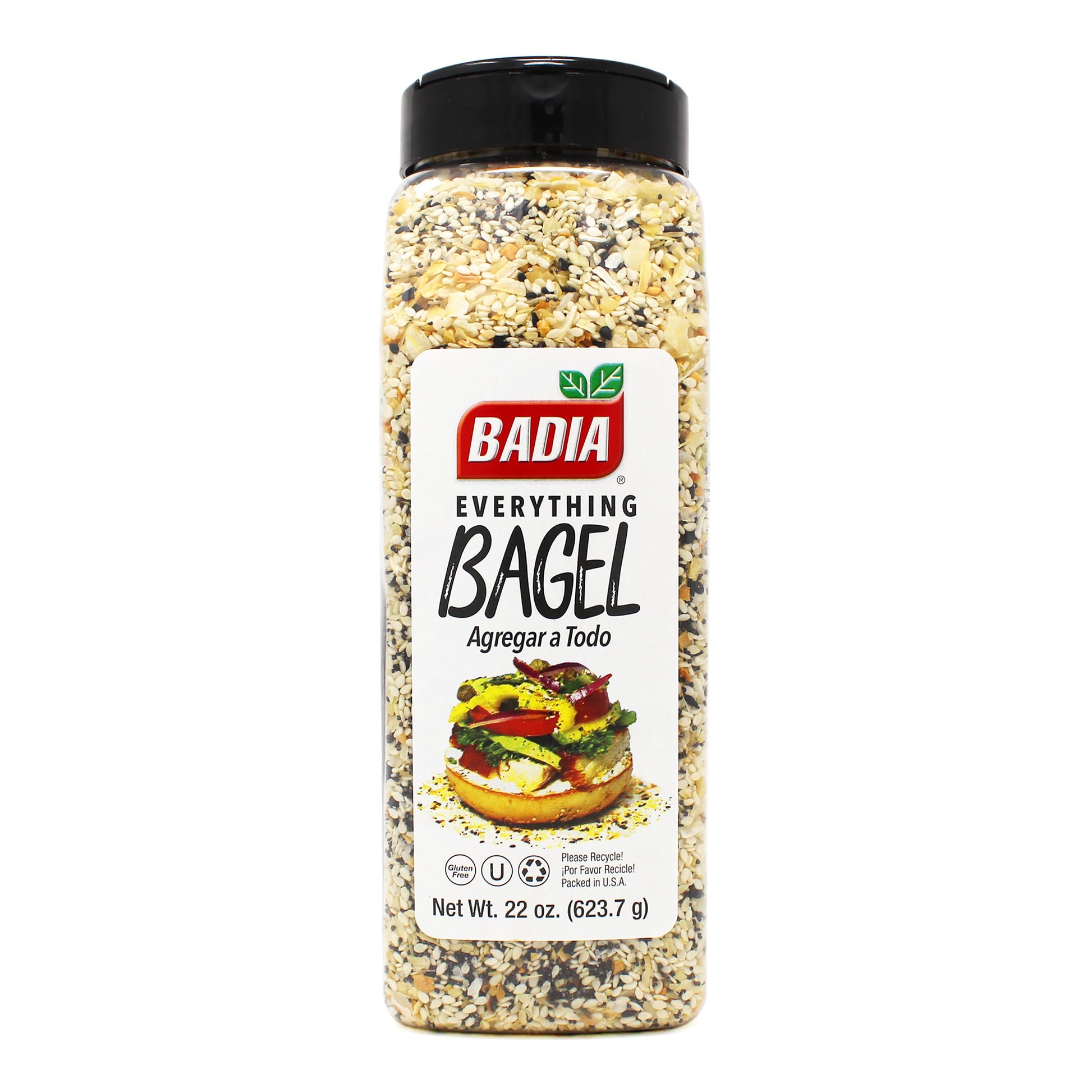 Badia Everything Bagel Seasoning Blend, 22 Oz - Sesame Seed, Poppy Seed, Garlic, Onion And Salt