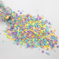 Valentines Sprinkles Edible Multicolor Hearts Sprinkles Purple and Yellow Mixed Cupcake Cake Decoration Cake Cookie IceCream Don