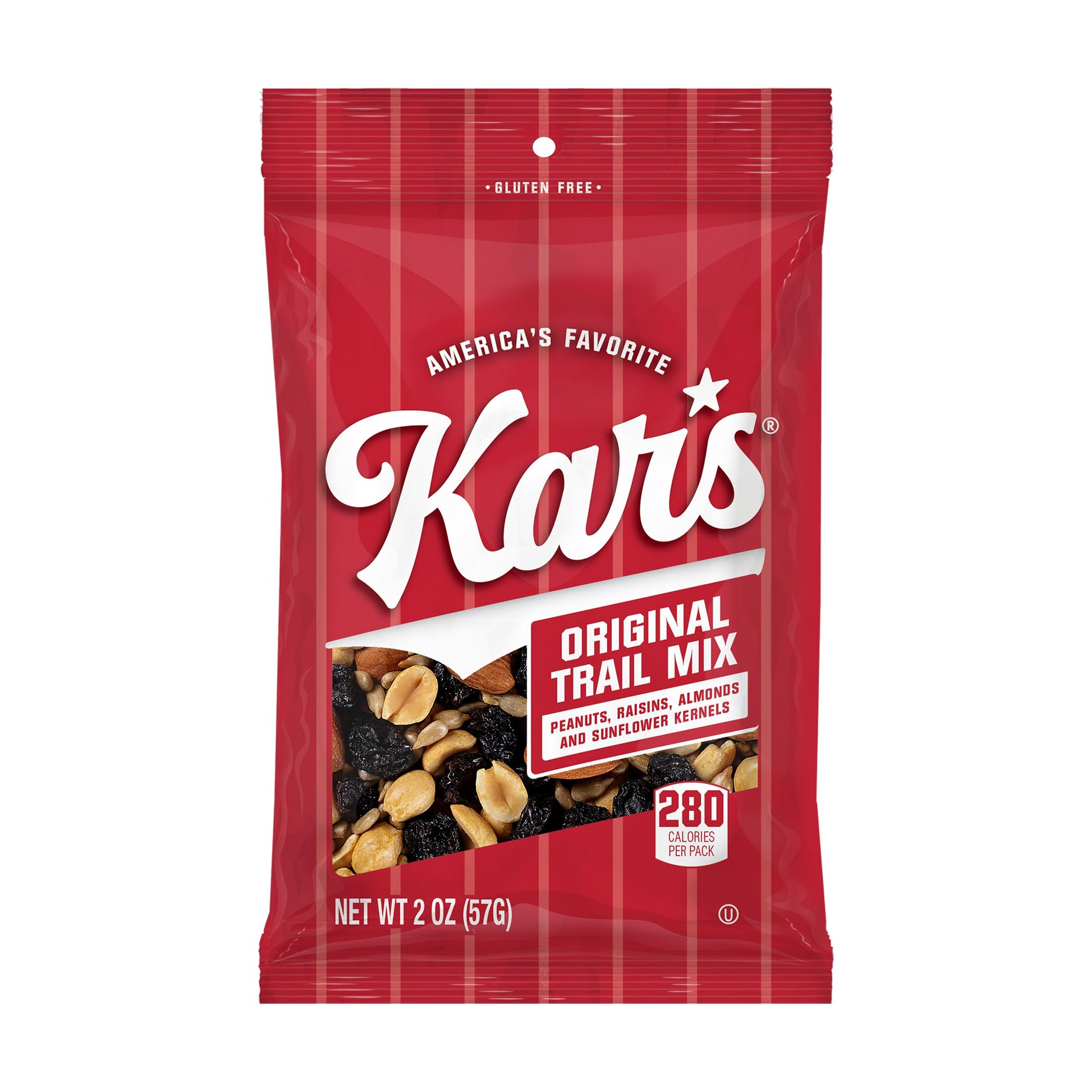 Kars Nuts Original Trail Mix, 2 oz - Grab & Go Bags, Individual Snack Packs (Pack of 48), Gluten-Free Trail Mix Snack