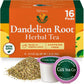 Gya Tea Co Dandelion Leaf and Root Herbal Tea Pod (16 ct) - Decaf Earthy Tea Rich Nutrients for Digestive Health & Nourish