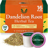 Gya Tea Co Dandelion Leaf and Root Herbal Tea Pod (16 ct) - Decaf Earthy Tea Rich Nutrients for Digestive Health & Nourish