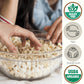 Be Still Farms Organic Hulless Popcorn Kernels - 2.8lb, Non-GMO, Vegan, USA Grown