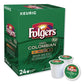 Folgers 100% Colombian Decaf K-Cup Pods for Keurig, 96 Count, Single Serve Coffee Pods