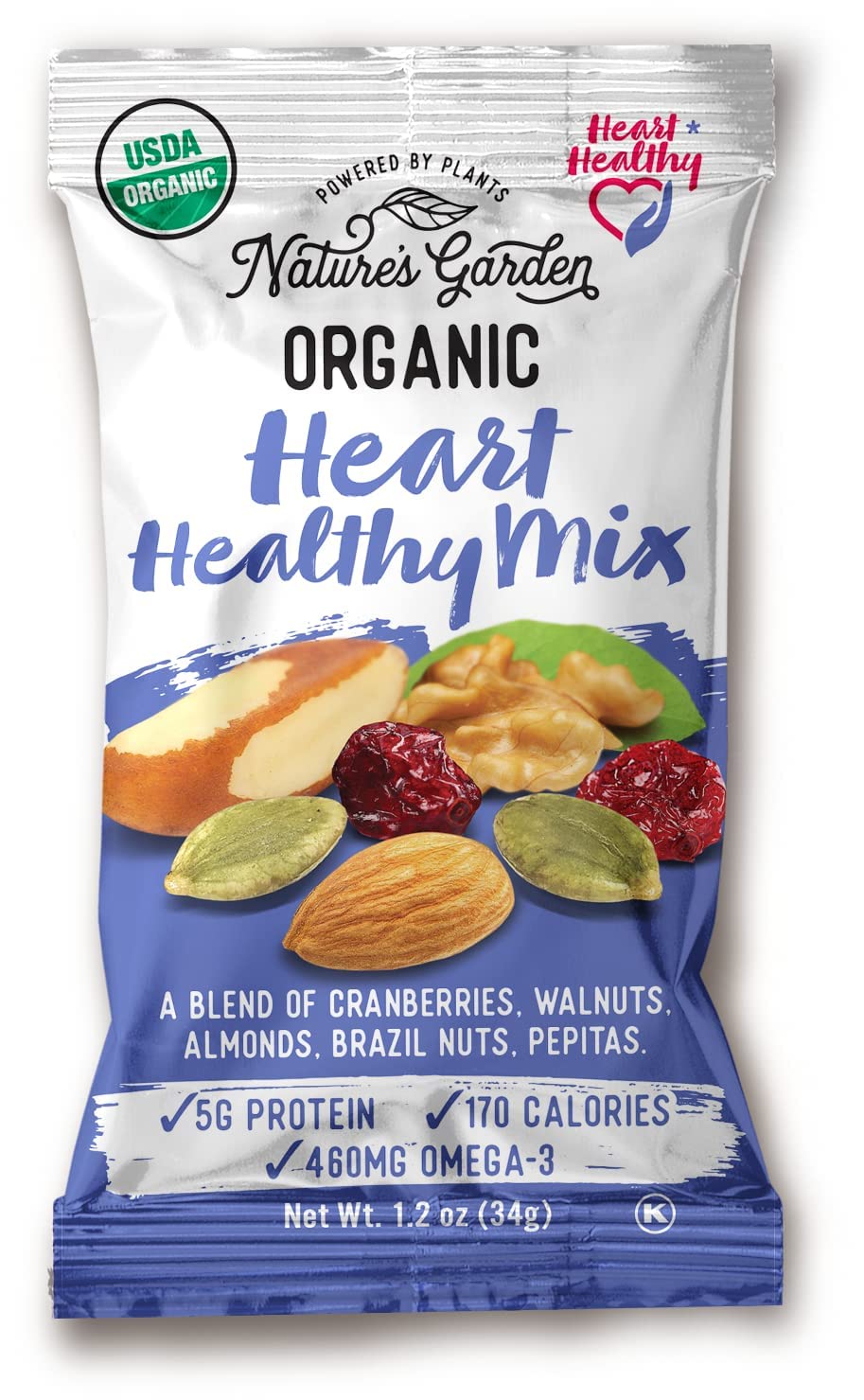 Nature'S Garden Organic Trail Mix Snack Packs, Multi Pack 28.8 Oz - 24 Individual Servings (Pack Of 3)