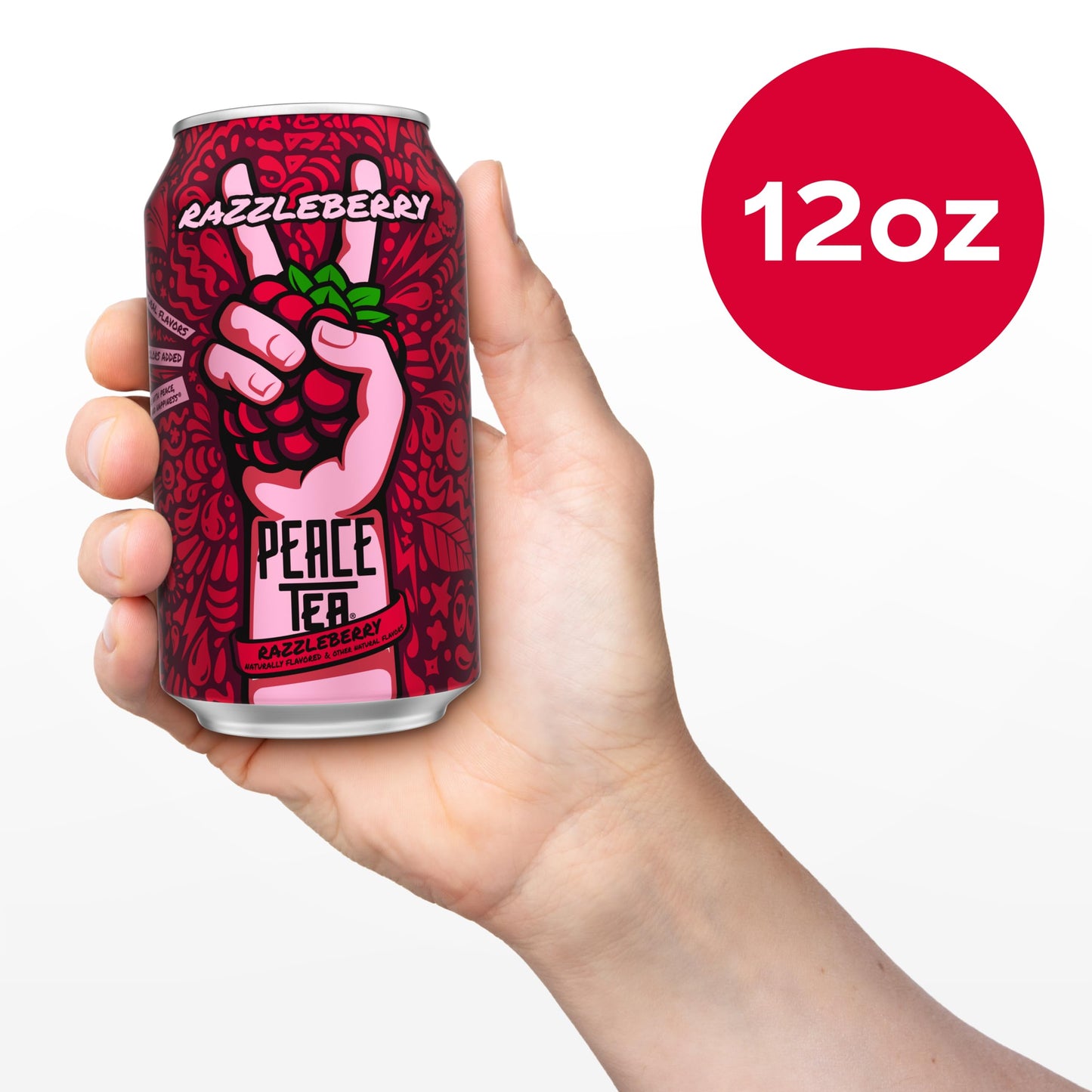 Peace Tea Razzleberry 12Pk 12Oz