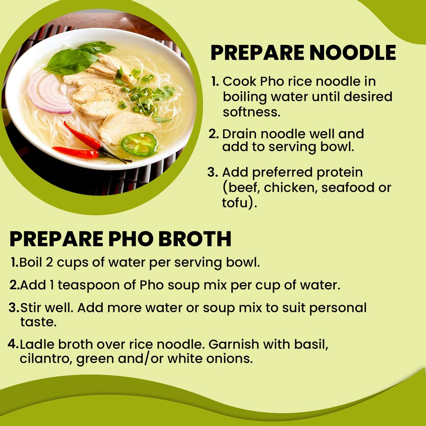 Essence Of Lotus Instant Chicken Pho Soup Mix - Ready-To-Eat Flavorful, Restaurant-Quality Pho Broth, Made In The Us (Chicken Ph