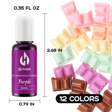 Oil Based Food Coloring For Chocolate 12 Colors X 10 Ml Concentrated Oil Food Coloring For Melting Chocolate Candy Melts Cake Po