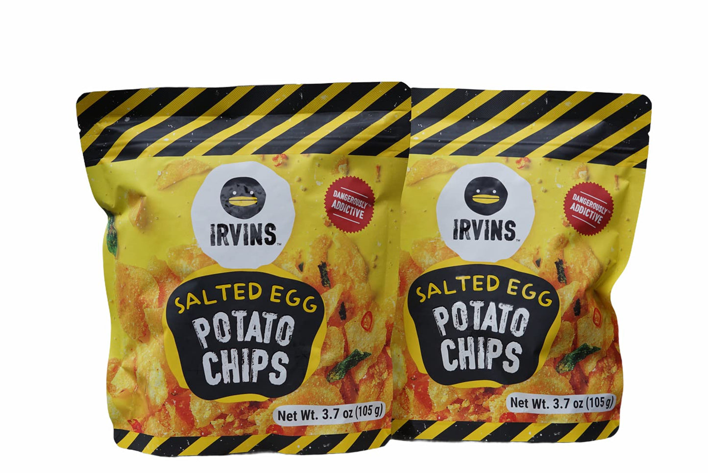 Irvins Salted Egg Potato Chips, 3.7 Ounce (Pack Of 3)
