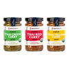Mekhala Organic Gluten Free Curry Paste Value 3-Pack (3X3.5Oz) (Mixed)
