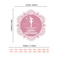 Ercadio 1 Pack Ballerina Tutu Cake Toppers Round Pink Ballet Girl Happy Birthday Cake Toppers Ballerina Cake Picks For Ballerina