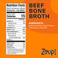 Savory Broth By Zoup! Keto-Friendly, Gluten Free, Non-Gmo - Great For Stock, Bouillon, Soup Base Or In Gravy - 1-Pack (32 Oz)