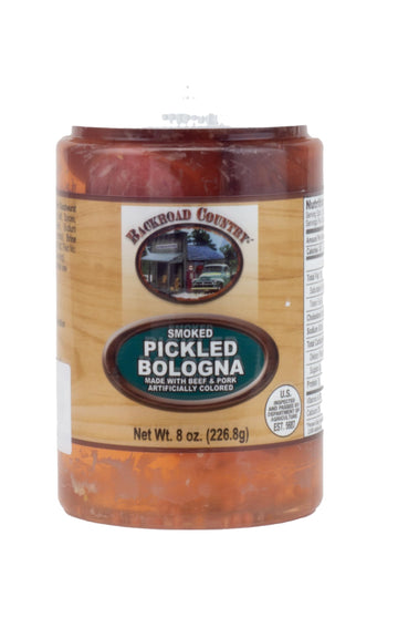 Backroad Country Smoked Pickled Bologna in Vinegar Brine, 8 OZ