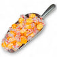Premium Orange Saltwater Taffy Chewy Candy Sweet Citrus Flavor Bulk 1 Lb Bag 60+ Pieces Individually Wrapped, Nut & Gluten Free