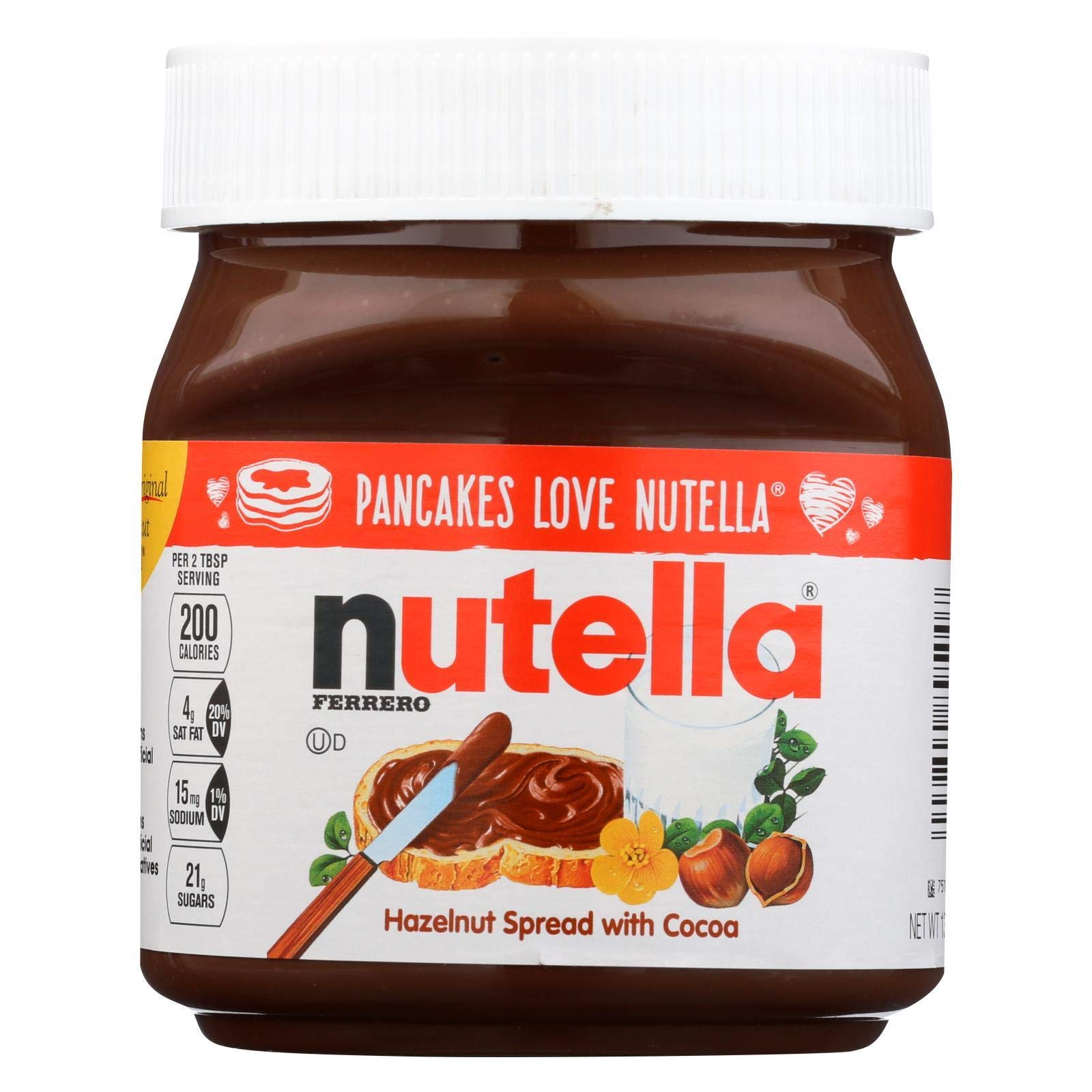 Nutella Hazelnut Spread, 13 Ounce -- 15 per case.