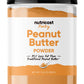 Nutricost Peanut Butter Powder - No Sugar Added, Non-GMO, 12.6 oz