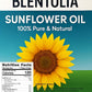 BLENTOLIA 100% Pure Sunflower Oil - Non-GMO, Light Taste, 4.5L, Ideal for Frying, Cooking & Baking
